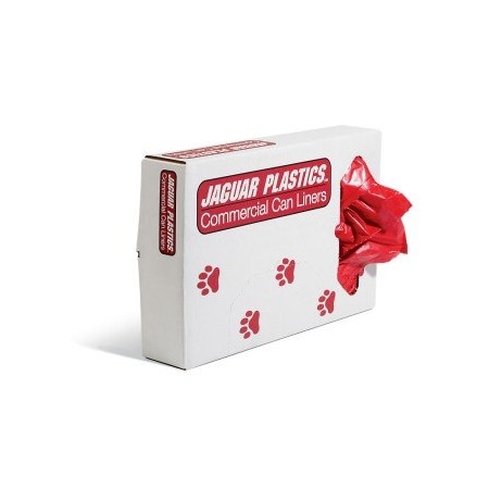 Jaguar Plastics Biohazard Waste Bag 150 bags/box Red 33" W x 39" H, 150PK PLS1542-RD